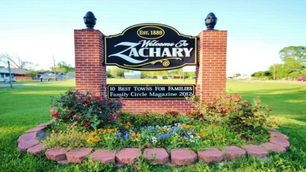 Zachary Louisiana Brick Sign