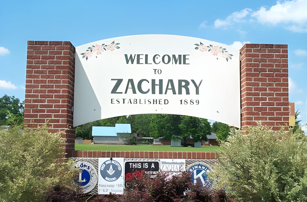 Zachary, LA Welcome Sign